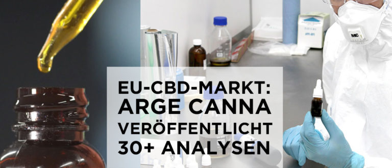 Gute Durchschnittswerte für EU-marktübliche CBD-Produkte